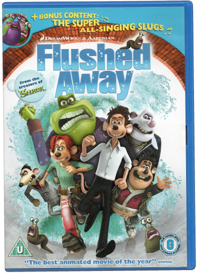 flushed away