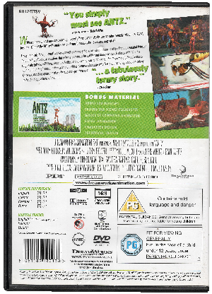 antz dvd blurb