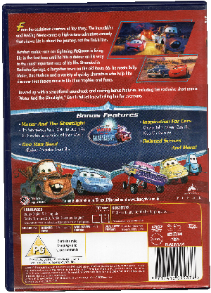 cars dvd blurb