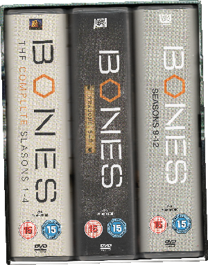 bones dvd boxset spines