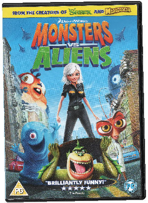 monsters vs aliens dvd cover