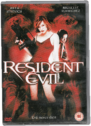 resident evil dvd cover