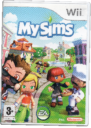 mysims wii game cover