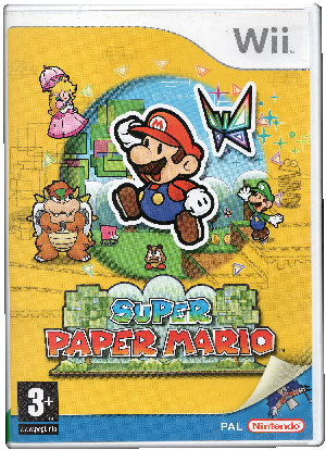 super paper mario wii game cover